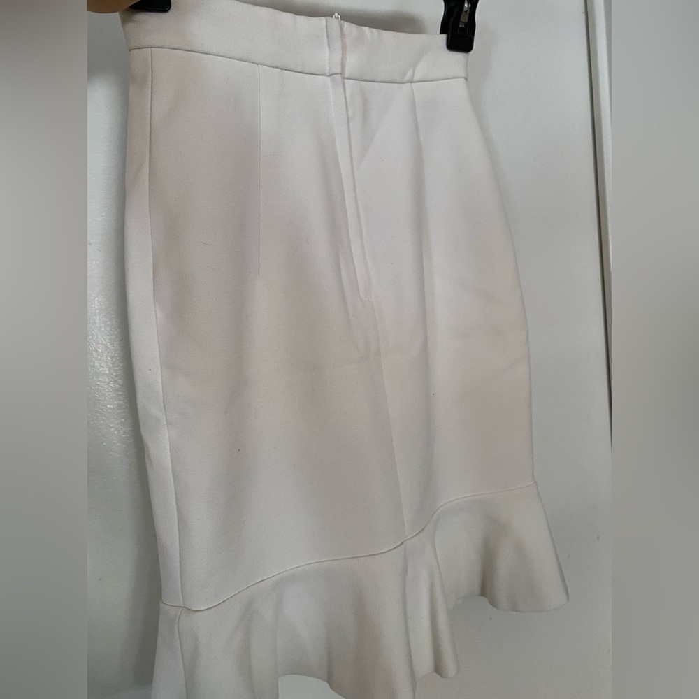 H&M pencil skirt, white, size 02